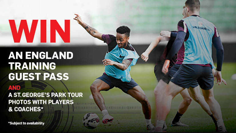 New competition: Win an England training guest pass