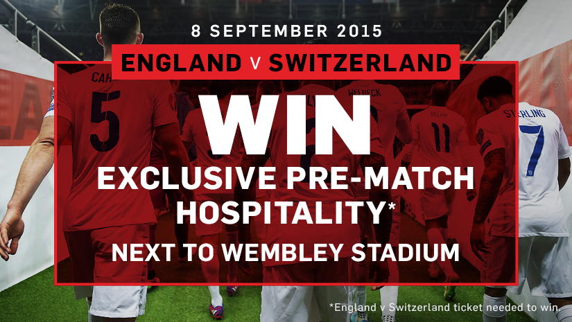 Win exclusive pre match hospitality