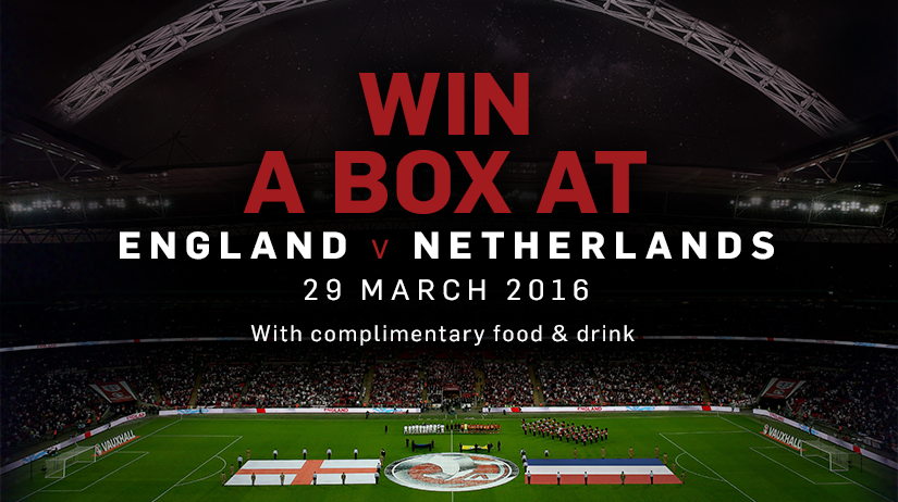 New competition: Box for England v Netherlands