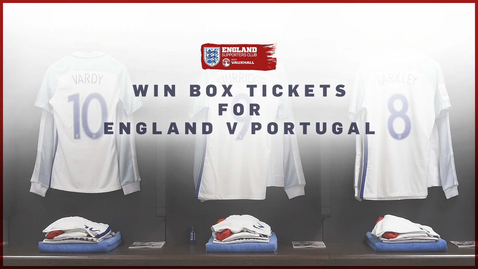 Win box tickets to England v Portugal