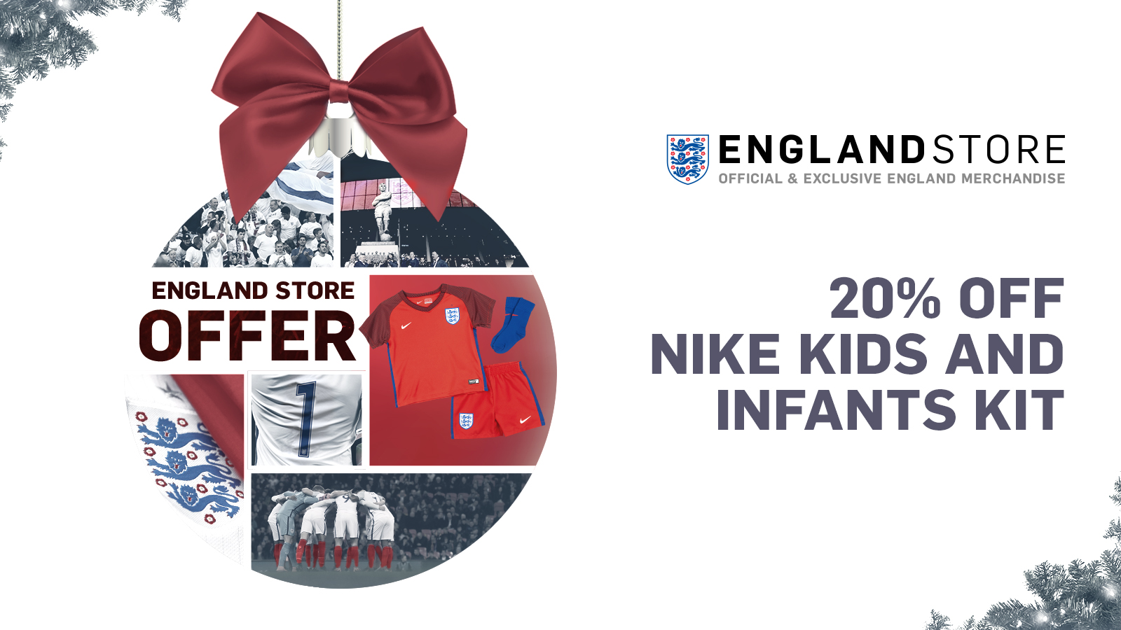 Day 1 of our Christmas advent calendar: England Store offer
