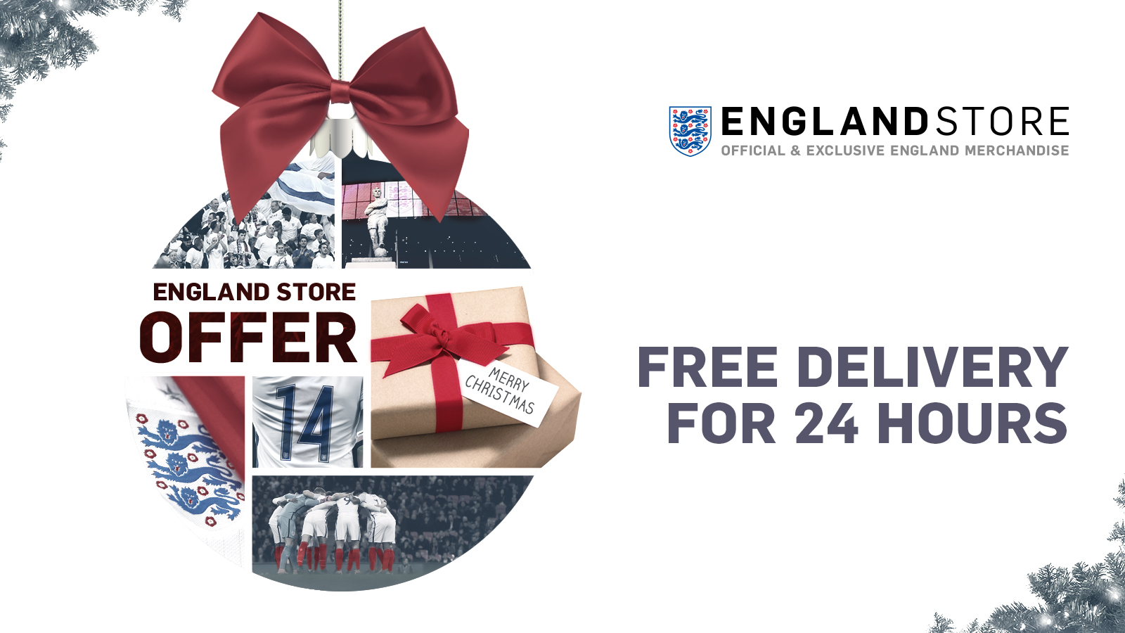 Free delivery on England Store products