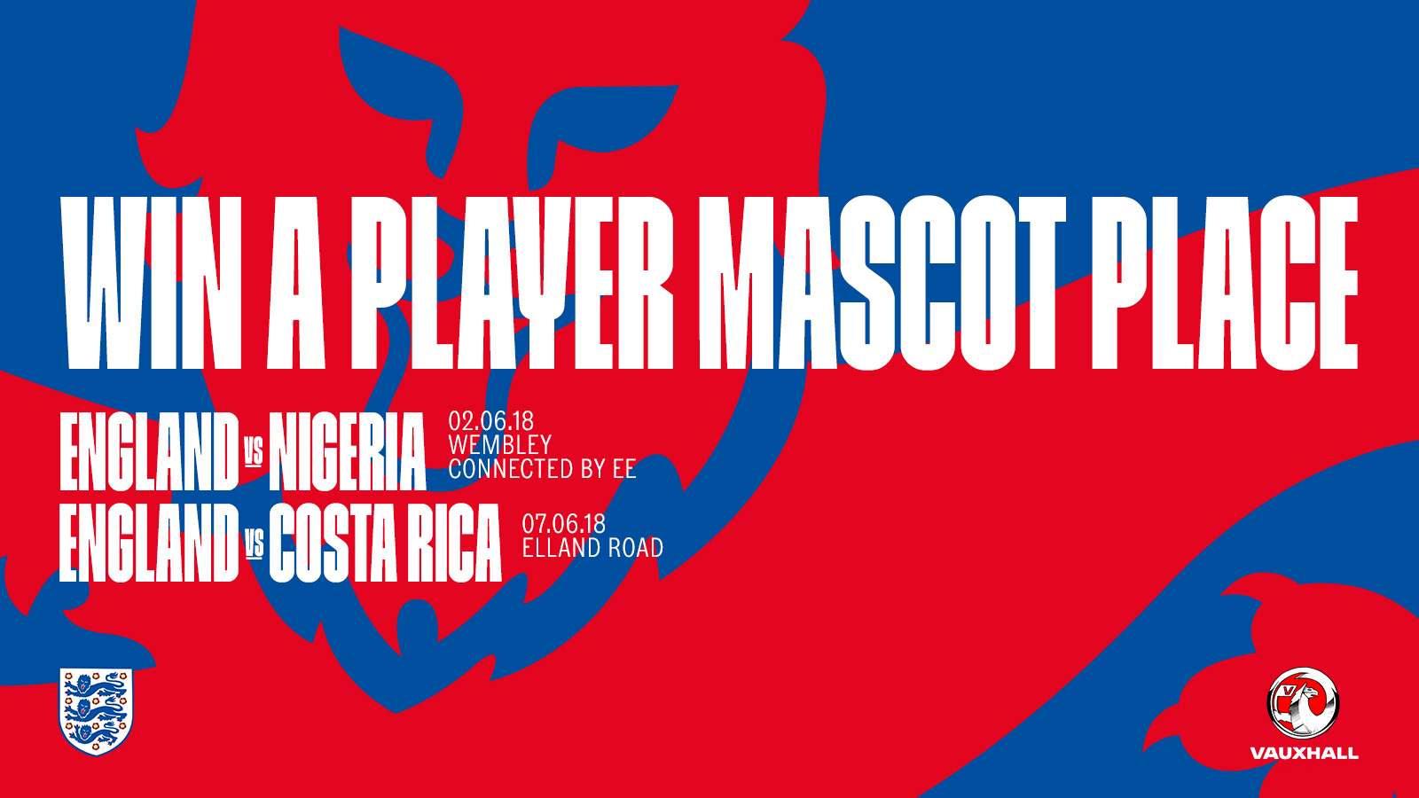 Win a Player Mascot place for Nigeria and Costa Rica