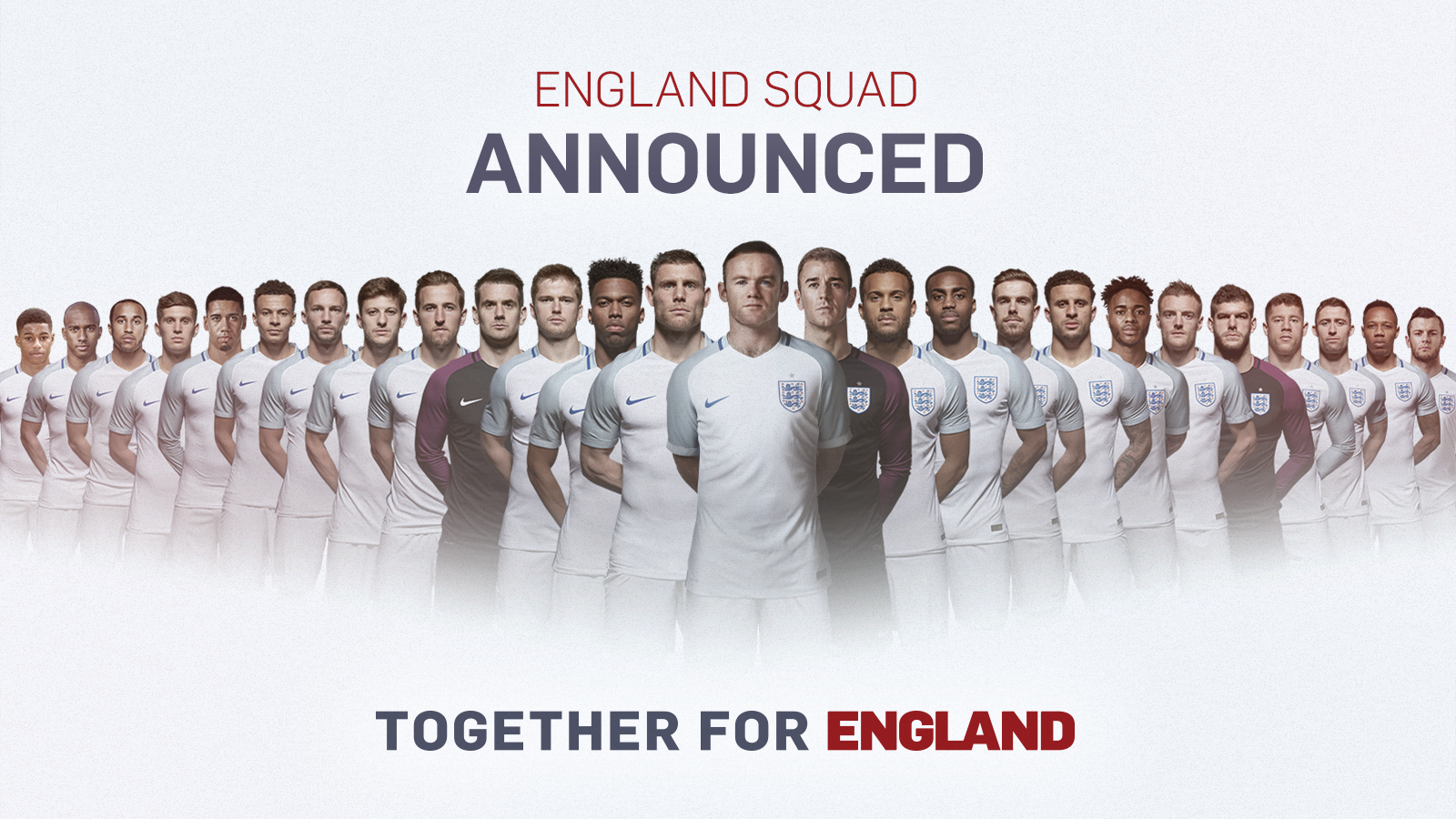Hodgson has named his squad for the pre-EURO 2016 friendlies