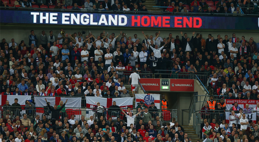 Bring your flags to England v Scotland