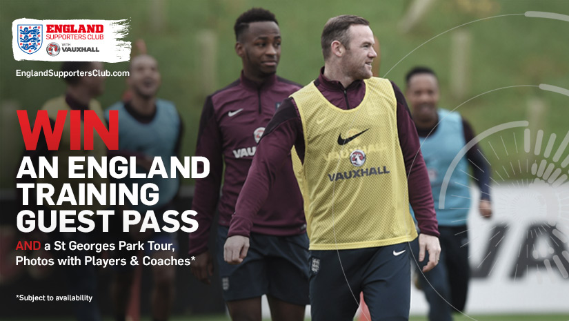 Closed: Win an England guest training pass and SGP tour