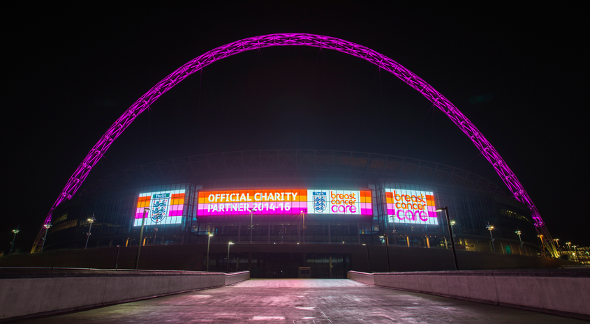 All the great activity Breast Cancer Care are putting on at Wembley