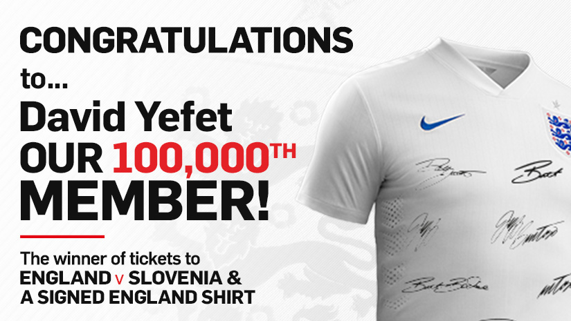 Congratulations to David Yefet, our 100,000th member!