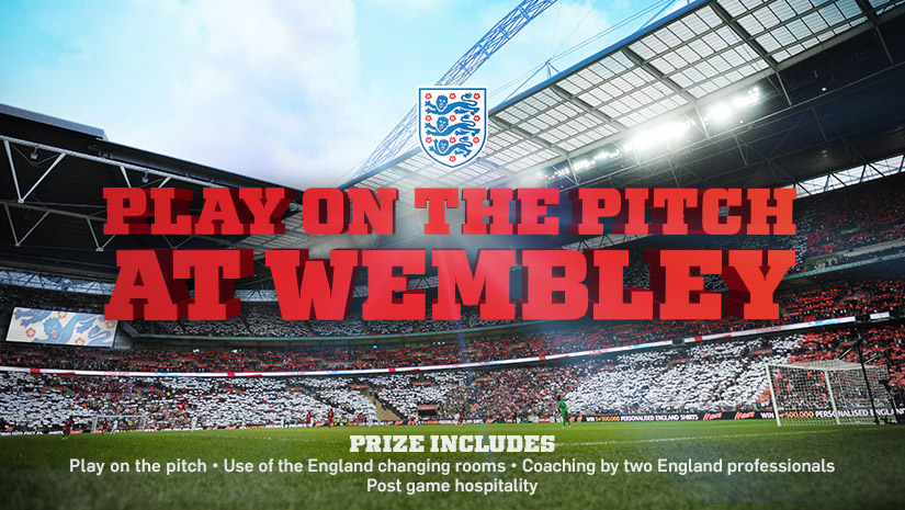 New competition: Play on the pitch at Wembley