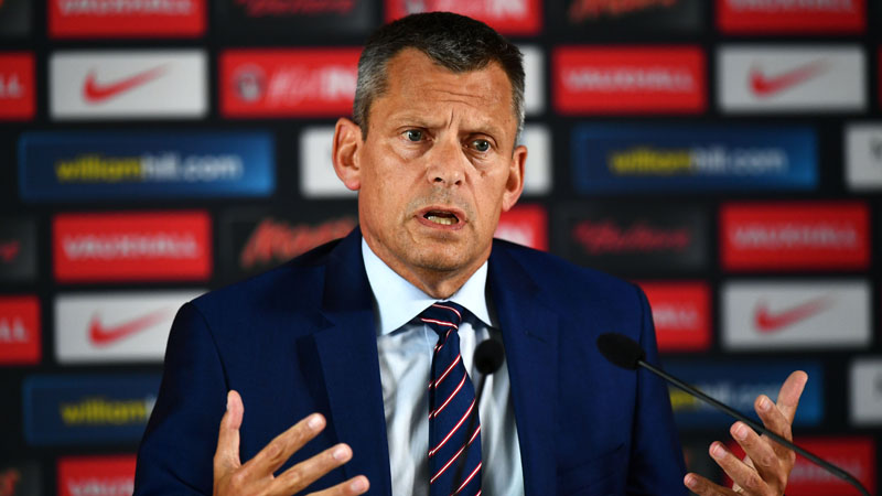 Martin Glenn: New England manager search is under way