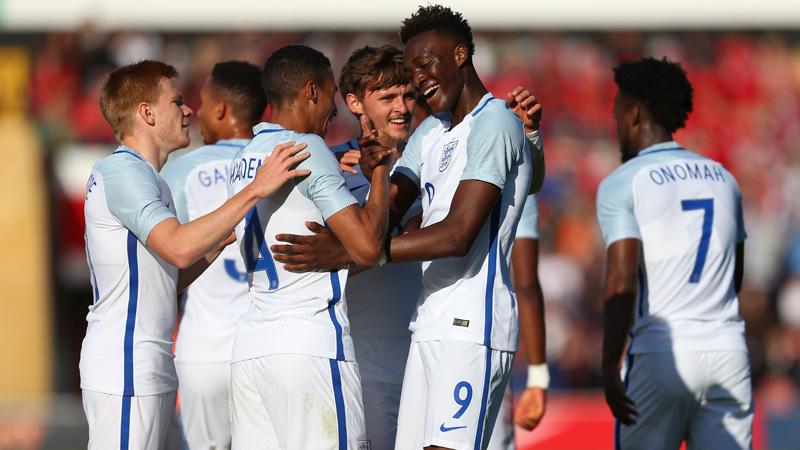 Five star England Under-21s end Euro qualifying in style