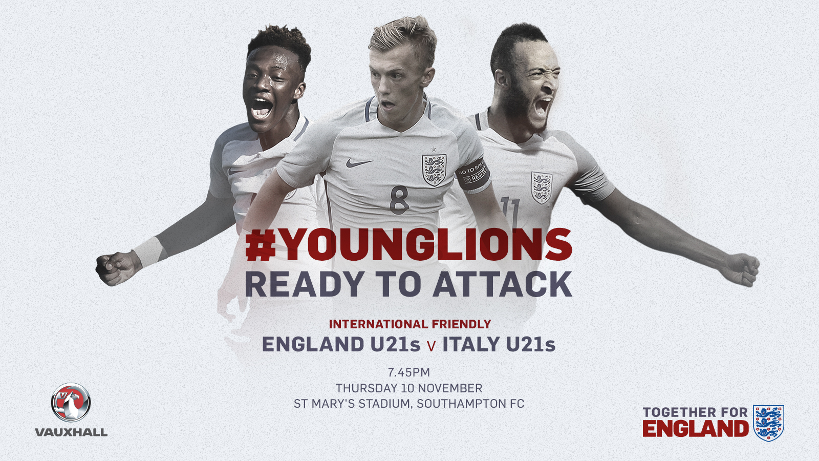 England Under-21s to face Italy in Southampton next month