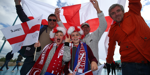 England Fan Zone for England v Portugal