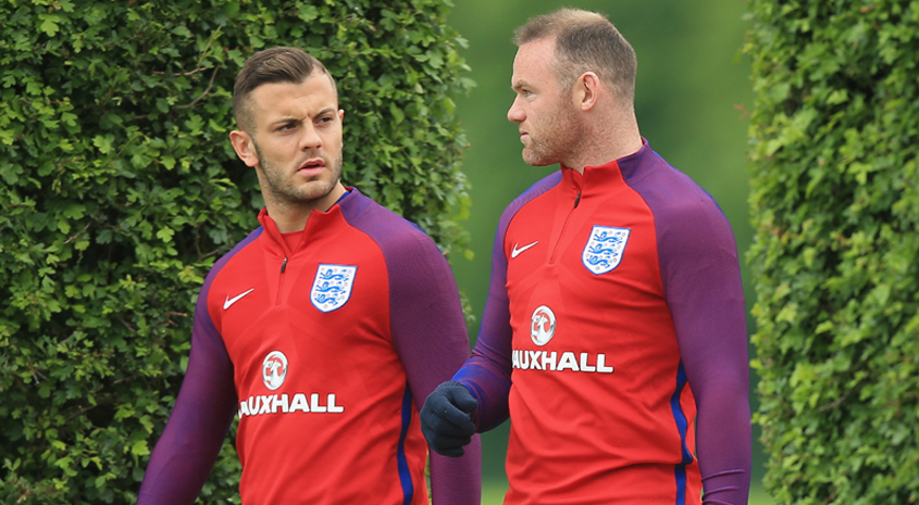 The Three Lions train at Watford ahead of Portugal fixture
